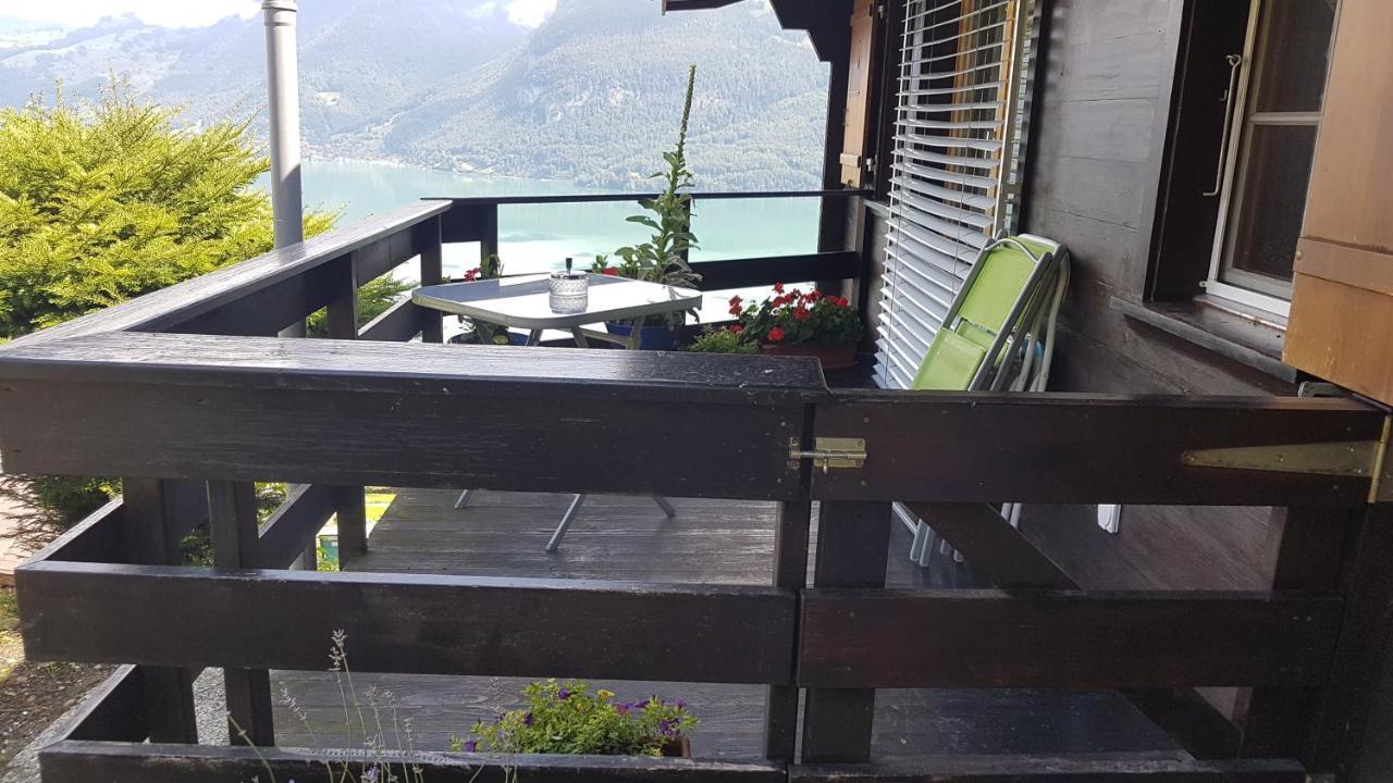 Traumhaftes Chalet Mit Seesicht Krattigen Exterior photo